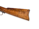 Thumbnail of PAT GARRETT'S WINCHESTER TAKEN FROM BILLY WILSON WHEN HE WAS CAPTURED AT STINKING SPRINGS. Serial no. 47629 for 1880, 20 inch round barrel, folding rear sight, walnut stock. image 4