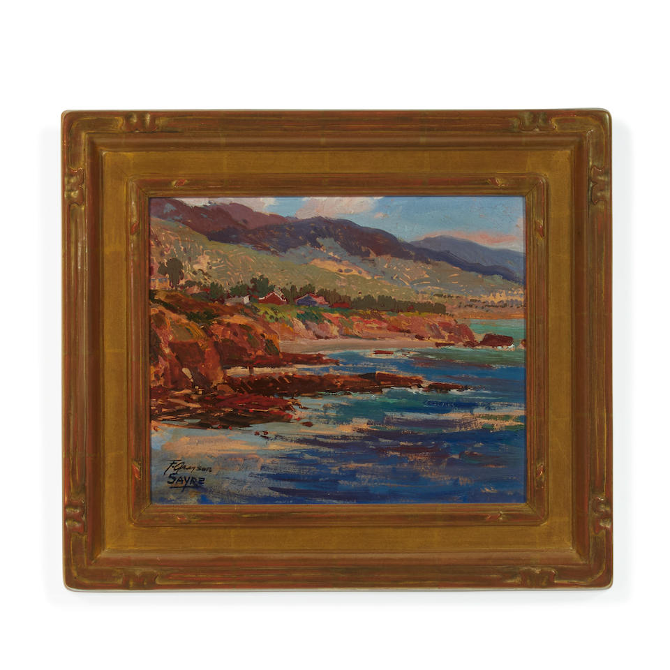 Fred Grayson Sayre (1879-1939) Laguna Beach 10 x 12in framed 15 x 17in