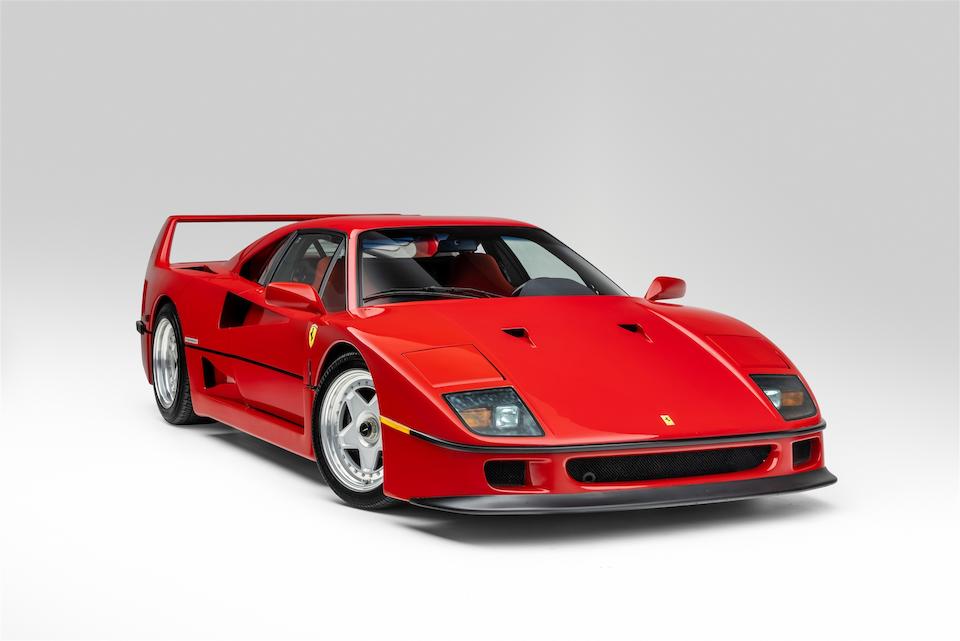 1992 Ferrari  F40  <br />VIN. ZFFMN34A7N0093065 <br />Engine no. 30266