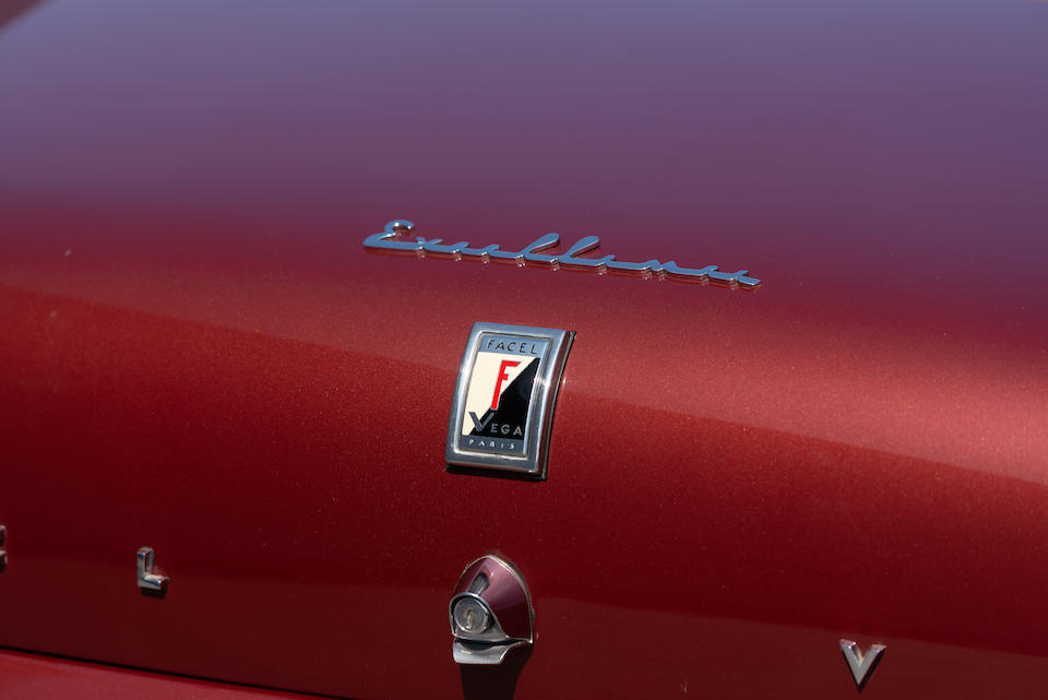 <b>1958 Facel Vega Excellence EX1  </b><br />Chassis no. EX1 A2 <br />Engine no. TY7-31348
