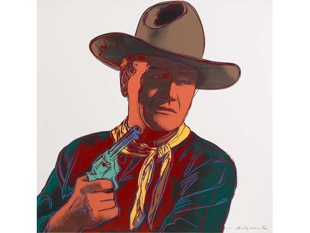 Andy Warhol (1928-1987); John Wayne, from Cowboys and Indians;