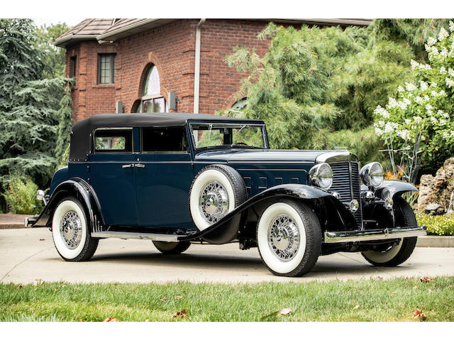 <b>1933 Marmon Sixteen Convertible Sedan  </b><br />Chassis no. 16 145 947 <br />Engine no. 16860