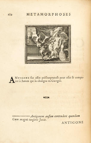 LE CLERC, S&#201;BASTIEN. 1637-1714.  OVID. 43 B.C.E.-17 A.D.E. Metamorphoses d'Ovide en rendeaux.... Paris: Imprimerie Royale, 1676.