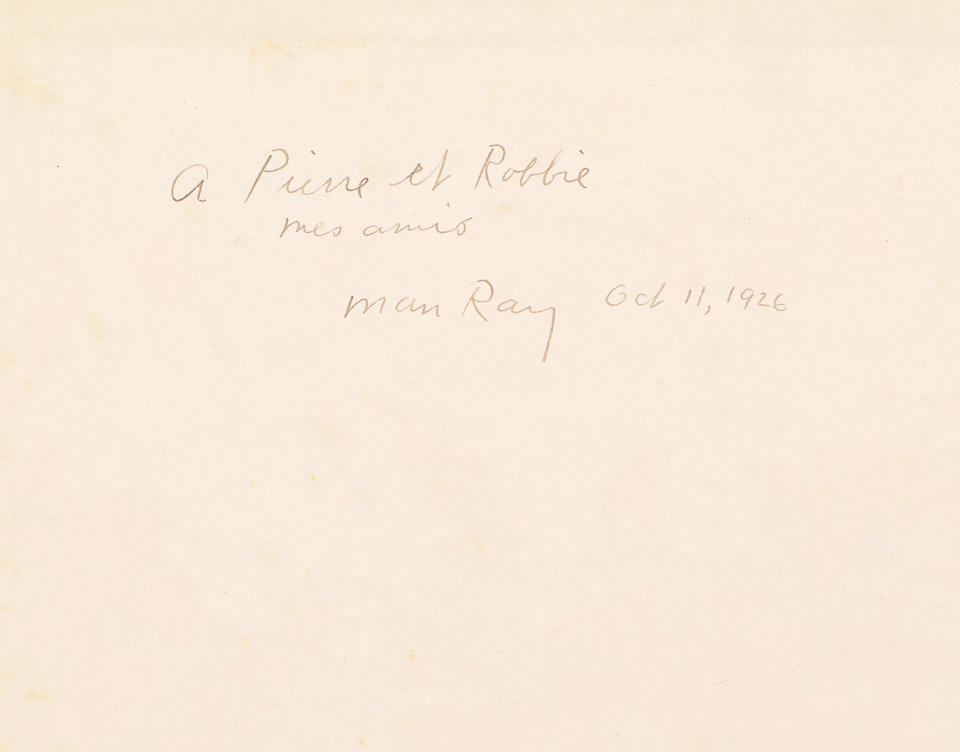 MAN RAY. 1890-1976. Revolving Doors, 1916-1917.    Paris: Editions Surrealistes, 1926.