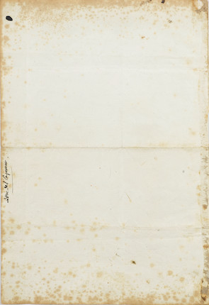 NAPOLEON PROCLAIMS HIS ACCESSION AS EMPEROR. Letter Signed (Napoleon), to the Bishop of Versailles regarding his impending coronation as Emperor, image 3