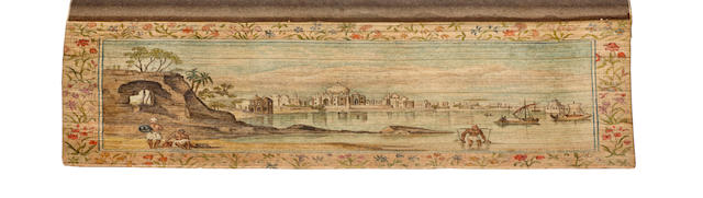 FORE-EDGE PAINTINGS. A collection of books with fore-edge paintings: