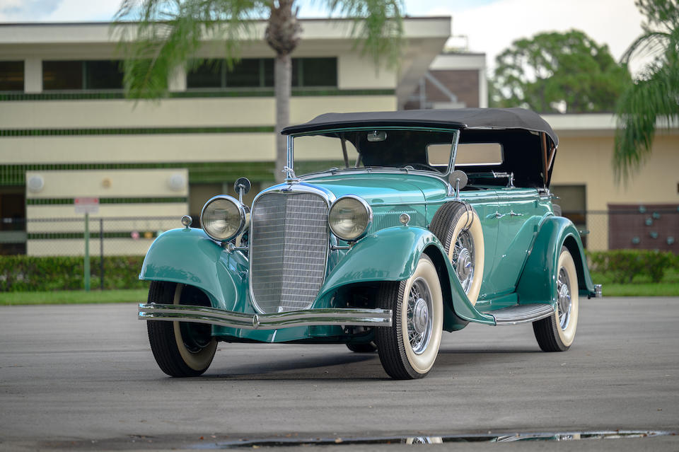 <b>1933 Lincoln Model KB Dual Cowl Phaeton  </b><br />Chassis no. KB 2408 <br />Engine no. KB 2408