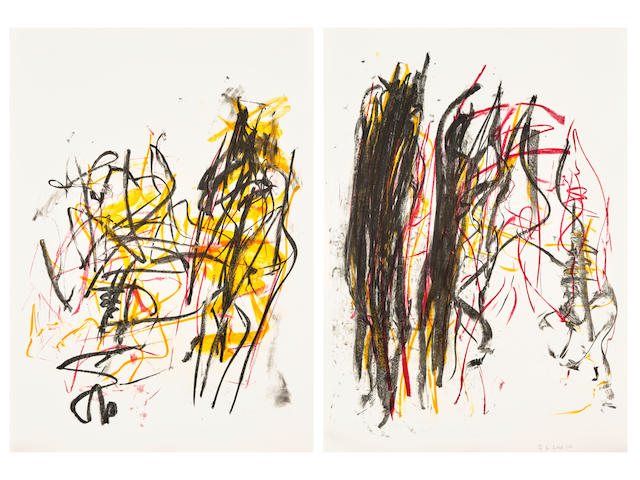 Joan Mitchell (1925-1992); Trees I (Diptych);