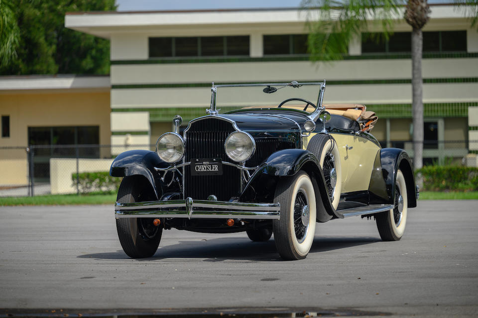 <b>1928 Chrysler Imperial Series L Two-Door Custom Roadster  </b><br />Chassis no. EP495C