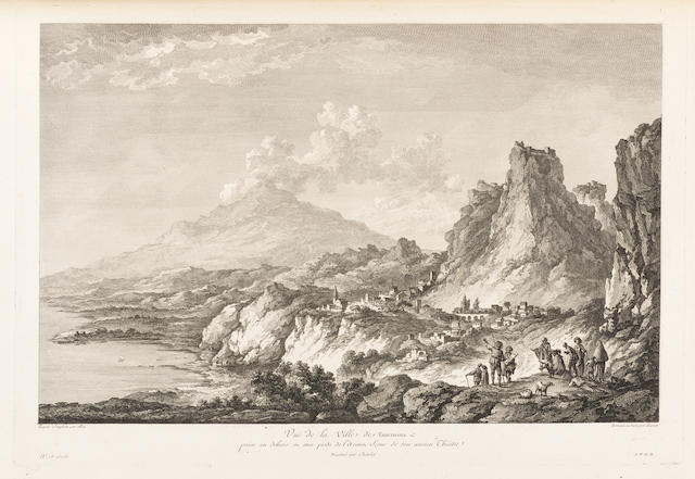SAINT-NON, JEAN-CLAUDE RICHARD, ABB&#201; DE. 1727-1791. Voyage pittoresque ou description des royaumes de Naples et de Sicile.  Paris: 1781-1786.