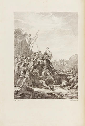 SALUSTIUS CRISPUS, CAIUS. 86-34 B.C.E.  [Opera.] La Conjuraci&#243;n de Catilina y la Guerra de Jugurta.  Madrid: Joaquin Ibarra, 1772.