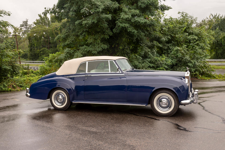 <i>Ordered new by S. Prestley Blake </i><br /><b>1959 Rolls-Royce Silver Cloud I Drophead Coup&#233;  </b><br />Chassis no. LSMH 245