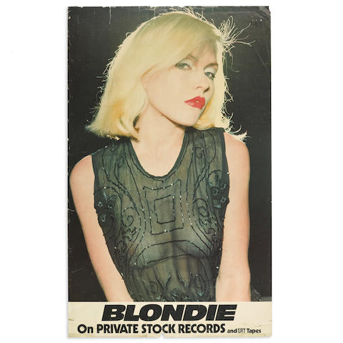 Blondie: A Private Stock Records Promotional poster, 1976