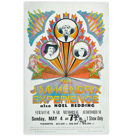 The Jimi Hendrix Experience: Concert Poster