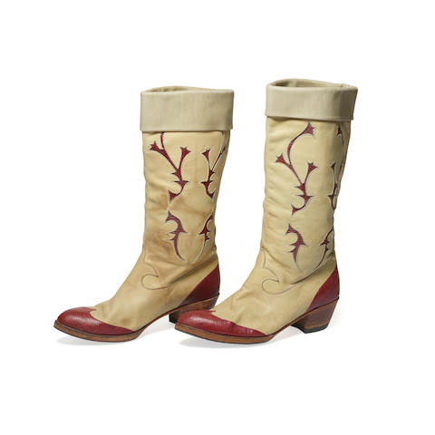 Henry Winkler: A pair of cowboy boots worn as Arthur "Fonzie" Fonzarelli on Happy Days