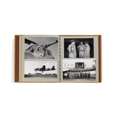 OPERATION CASTLE: PHOTO ALBUM THE UNSEEN SIDE OF THE ATOMIC TESTS. Photo album, 1954, Album containing 115 mounted silver gelatin print photographs, 7 x 10 inches through 5 x 3 1/2 inches,