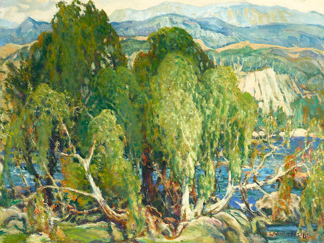 Charles Reiffel (1862-1942) Edge of the Lake 25 x 30in framed 30 1/4 x 35in (Painted in 1934.)
