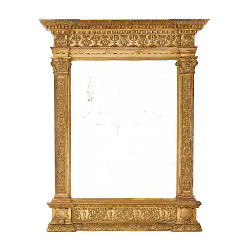 A NEOCLASSICAL GILTWOOD MIRRORFirst quarter 19th century