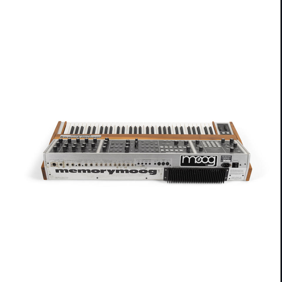 MEMORYMOOG PLUS THE CLASSIC ANALOG POLYSYNTH OF THE 1980S. Polyphonic synthesizer, 1015 x 450 mm, Buffalo, NY: Moog Music, Inc., c.1983,