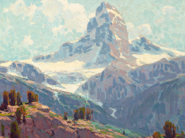 Edgar Payne (1883-1947) Matterhorn 28 x 34in framed 37 x 43in
