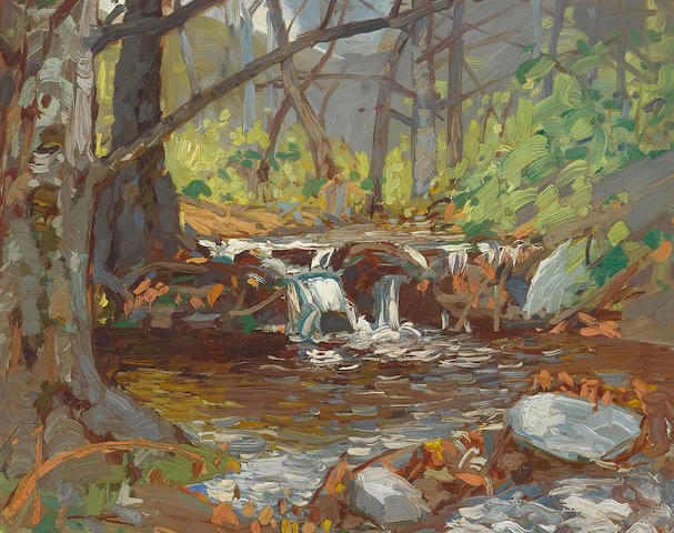 Alfred R. Mitchell (1888-1972) Mountain Stream, In the Cuyamaca Pass 16 x 20in framed 22 1/2 x 26 1/2in