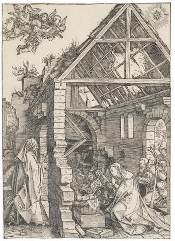 Albrecht D&#252;rer (1471-1528); The Adoration of the Shepherds, from The Life of the Virgin;