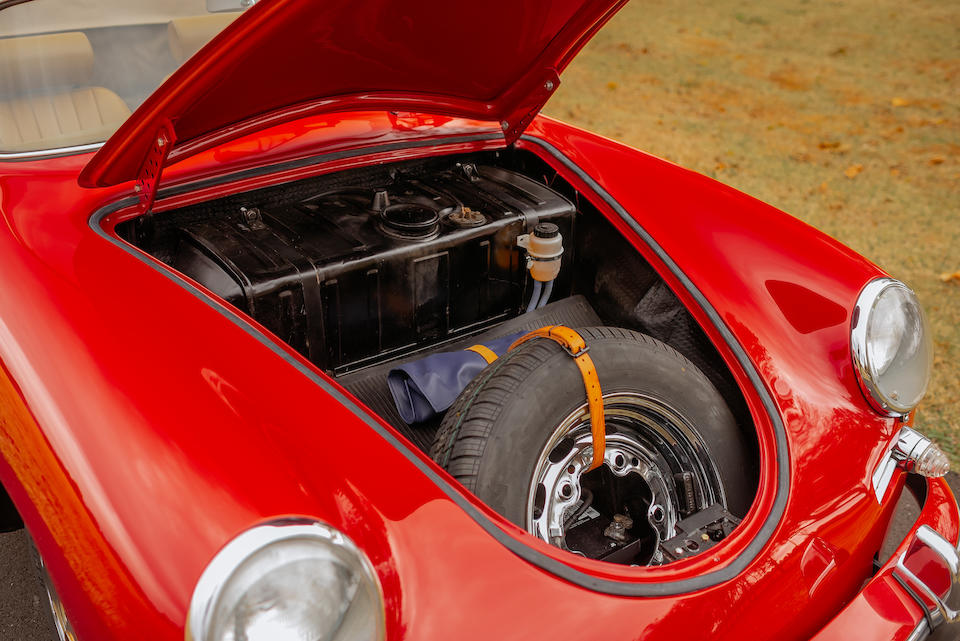 <b>1961 Porsche 356B 1600 Super T5Cabriolet</b><br />  Chassis no. 154890 <br />Engine no. 88563
