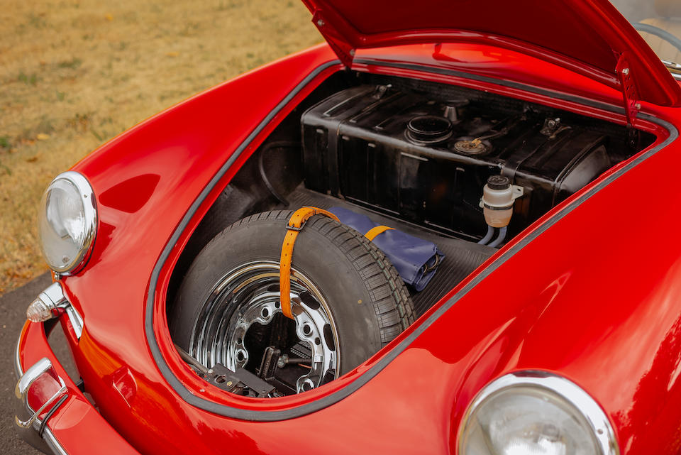 <b>1961 Porsche 356B 1600 Super T5Cabriolet</b><br />  Chassis no. 154890 <br />Engine no. 88563