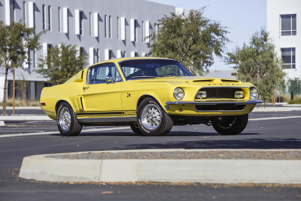 <B>1968 Shelby  GT500 KR Fastback</B><br />  Chassis no. 8T02R215871