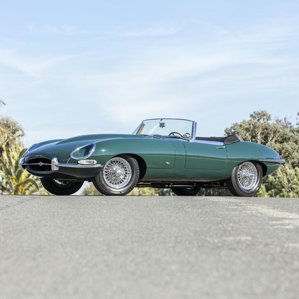 <b>1961   Jaguar E-Type Series I 'External Bonnet-Latch' Roadster</b><br />  Chassis no. 875180<br /> Engine no. R1270-9