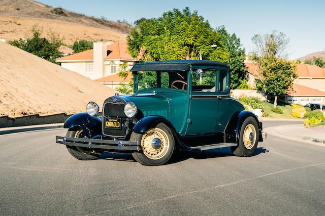<B>1929 Ford Model-A Hot Rod Coupe</B><br />  Chassis no. A1159213