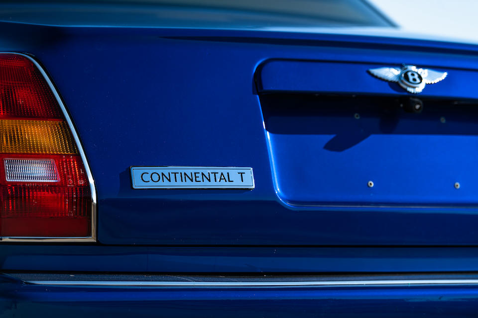 <b>1998 Bentley Continental T Mulliner RSE Edition Coupe</b> <br />VIN. SCBZU25C3WCX67023