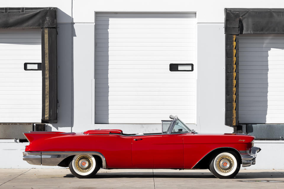 <B>1957  Cadillac  Eldorado Biarritz Convertible</B><br />  Chassis no. 5762015428<br /> Engine no. 5762015428