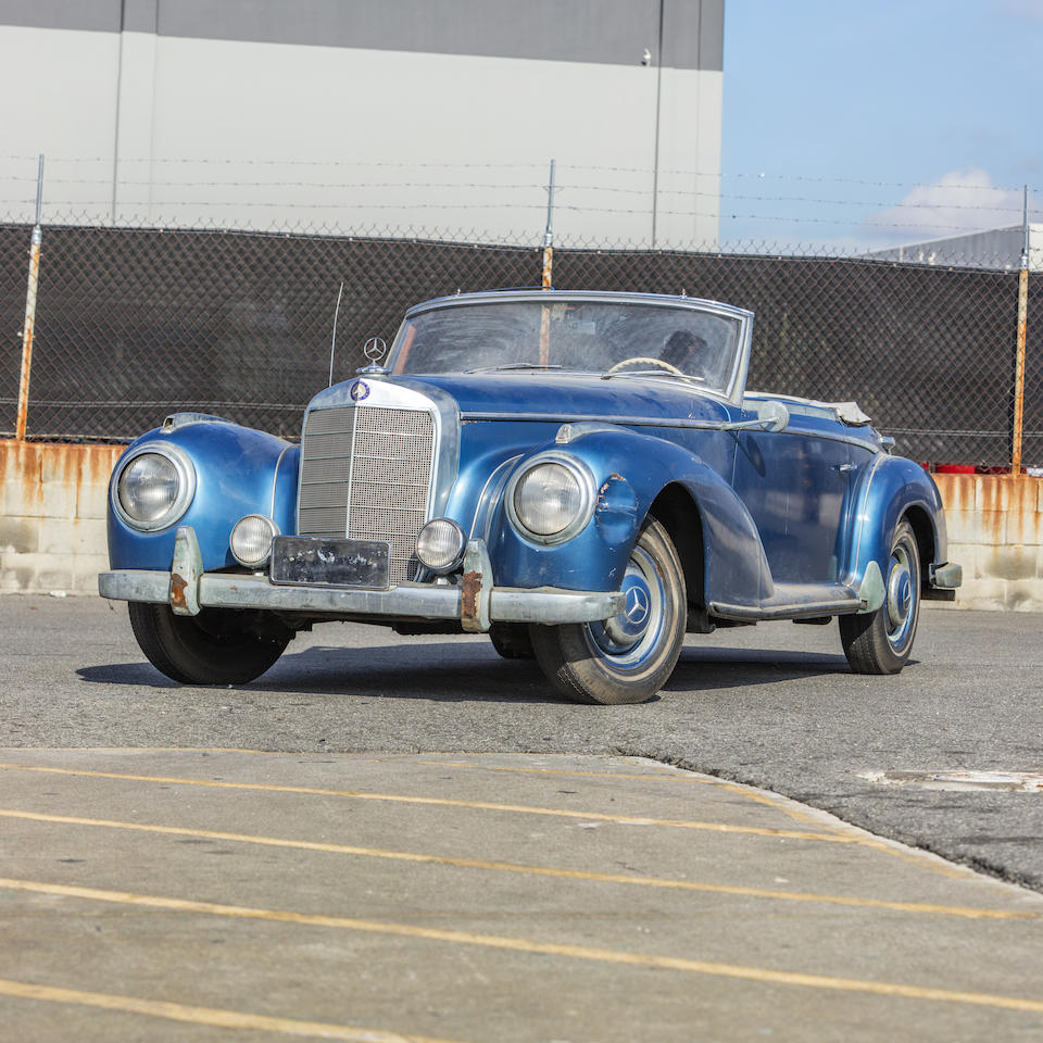 <b>1953  Mercedes-Benz  300S Roadster</b><br />  Chassis no. 188012.00167/53<br /> Engine no. 188012.00167/53<br /> Body no. 1881800060/53