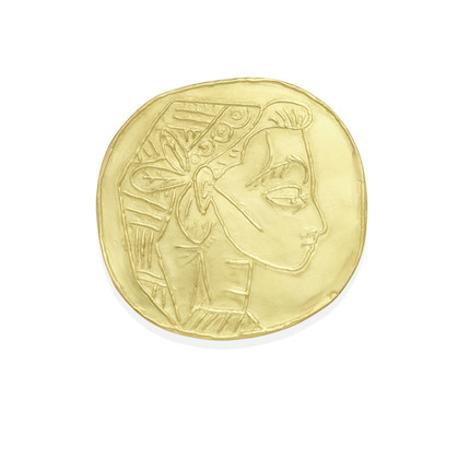 PABLO PICASSO (1881-1973) Fifteen Gold Medallions (Conceived in 1956 and each executed after 1967 in a numbered edition of 20 plus 2 exemplaires d'artiste and 2 exemplaires d'auteur) image 18