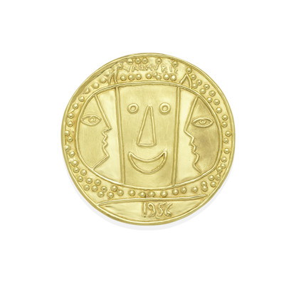 PABLO PICASSO (1881-1973) Fifteen Gold Medallions (Conceived in 1956 and each executed after 1967 in a numbered edition of 20 plus 2 exemplaires d'artiste and 2 exemplaires d'auteur) image 12