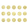 Thumbnail of PABLO PICASSO (1881-1973) Fifteen Gold Medallions (Conceived in 1956 and each executed after 1967 in a numbered edition of 20 plus 2 exemplaires d'artiste and 2 exemplaires d'auteur) image 1