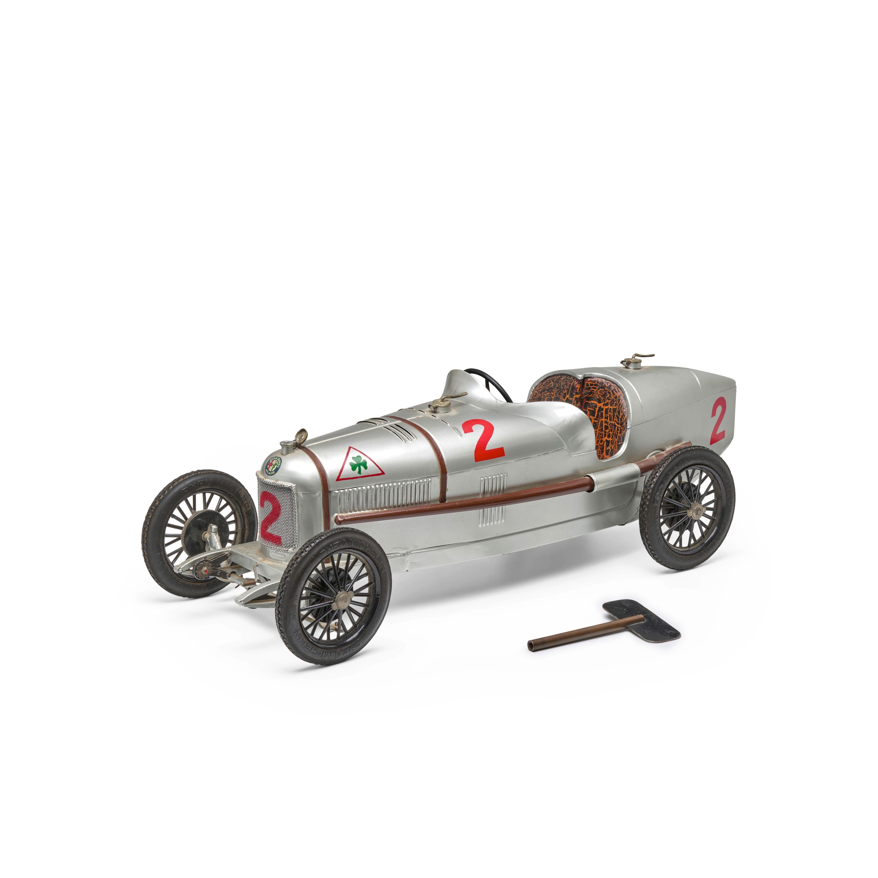 Bonhams Cars : A REPRODUCTION ALFA ROMEO P2 TINPLATE CLOCKWORK RACE CAR,