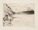 Thumbnail of Lovis Corinth (1858-1925); Badeanstalt; Haus am Walchensee; Am Walchensee; (3) image 1