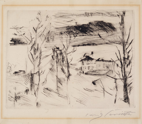 Lovis Corinth (1858-1925); Badeanstalt; Haus am Walchensee; Am Walchensee; (3) image 2