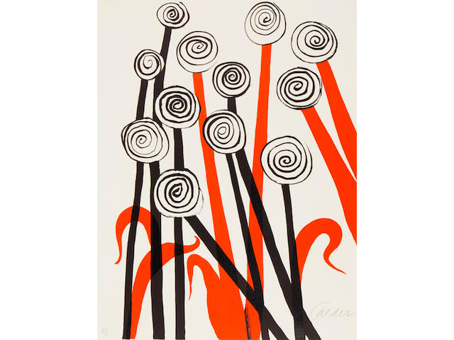 Alexander Calder (1898-1976), One Plate, from Magie Eolienne Portfolio