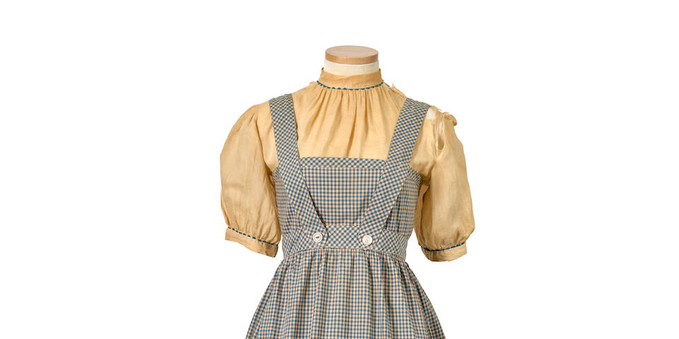 An Important Costume worn by Judy Garland as Dorothy in The Wizard of Oz