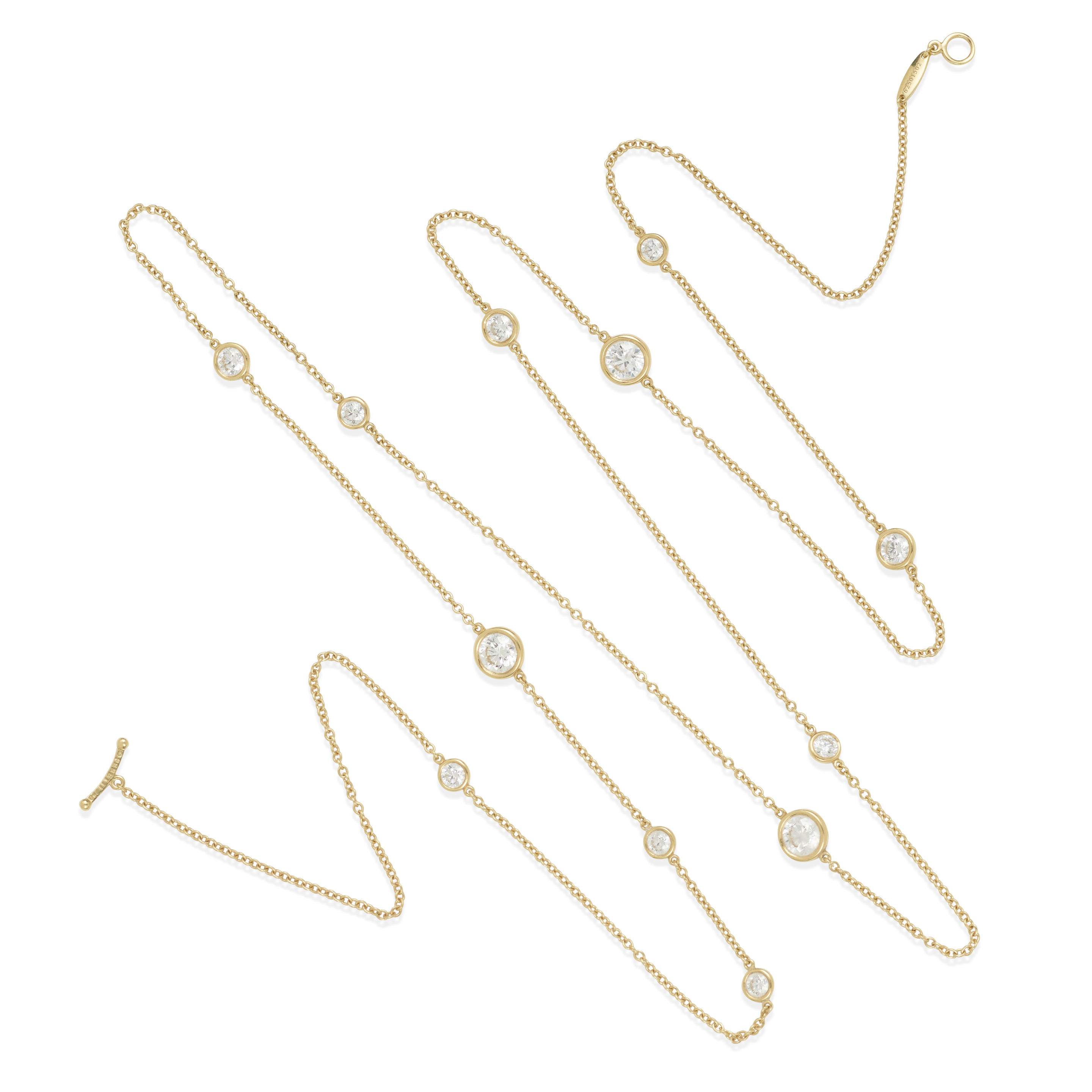 ELSA PERETTI FOR TIFFANY & CO.: AN 18K GOLD AND DIAMOND 'DIAMONDS BY THE...