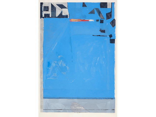 Richard Diebenkorn (1922-1993), Blue with Red