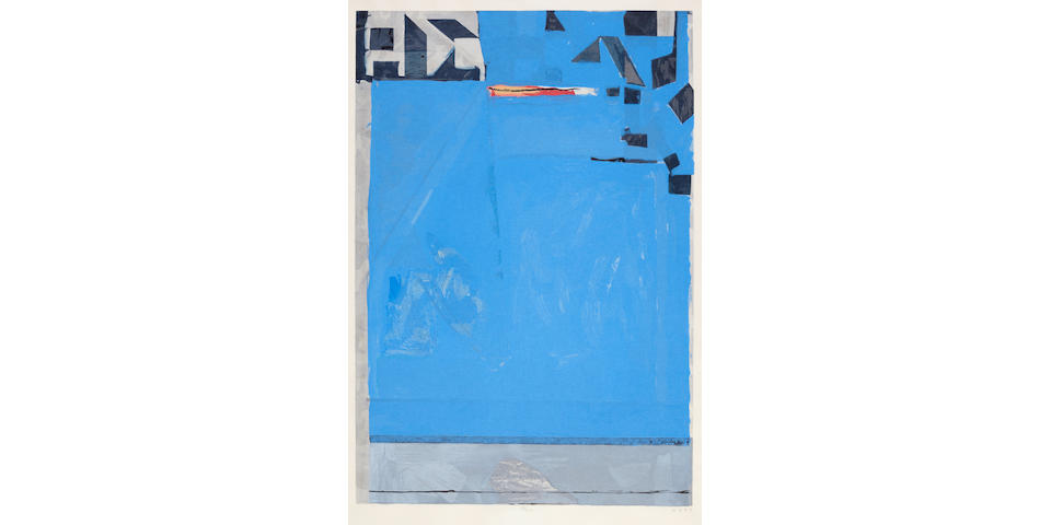 Richard Diebenkorn (1922-1993), Blue with Red