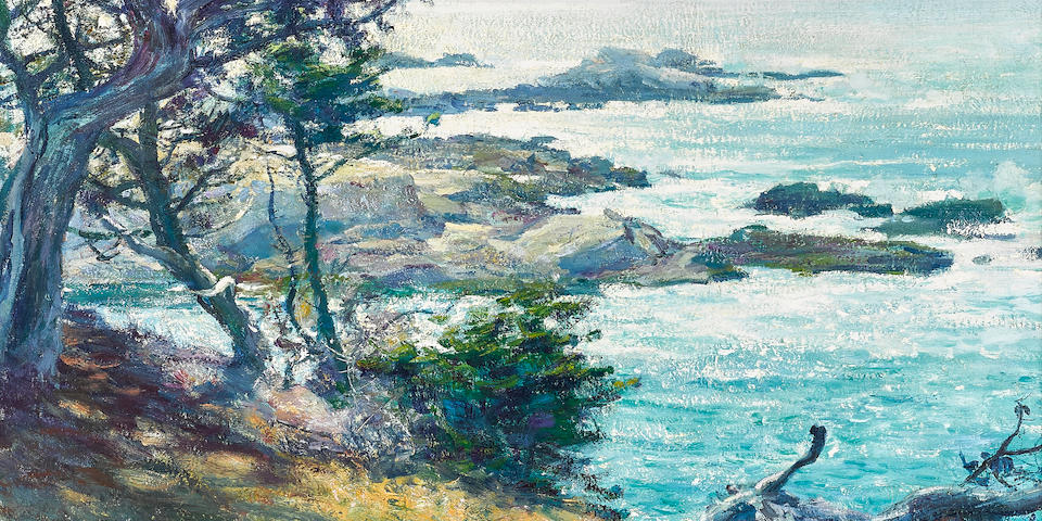 Guy Rose (1867-1925) Off Point Lobos 24 x 29 in. framed 33 x 38 in.