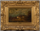 Thumbnail of Ralph Albert Blakelock (1847-1919) In Central Park 10 x 15 in. (25.0 x 38.2 cm) framed 19 x 25 x 3 in. image 4