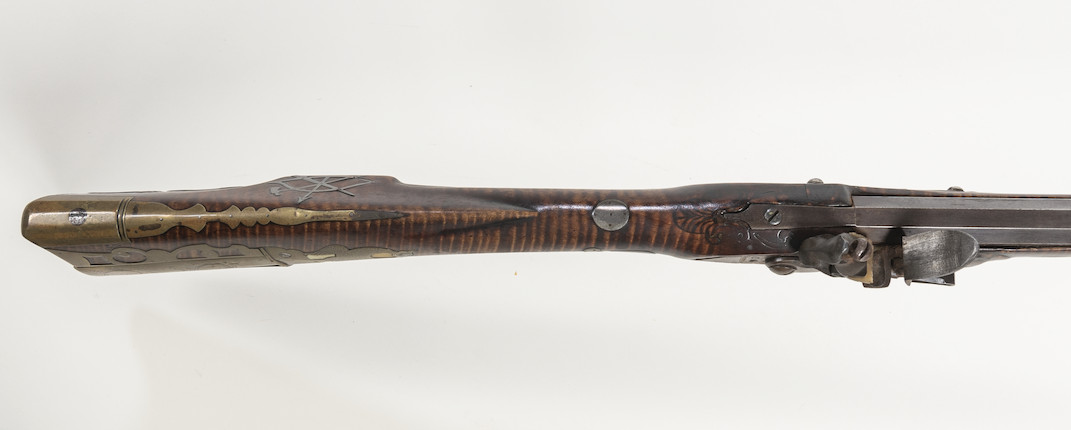 Bonhams Skinner : American Flintlock Long Rifle