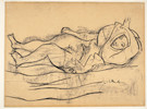 Thumbnail of ROY LICHTENSTEIN (1923-1997) Reclining Woman circa 1949 image 1