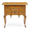 Thumbnail of A QUEEN ANNE STYLE TIGER MAPLE DRESSING TABLEComprised of antique elements image 1